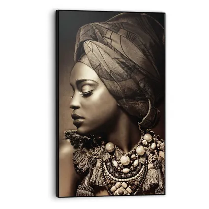 Cadre d'art Femme africaine 70 x 118 cm