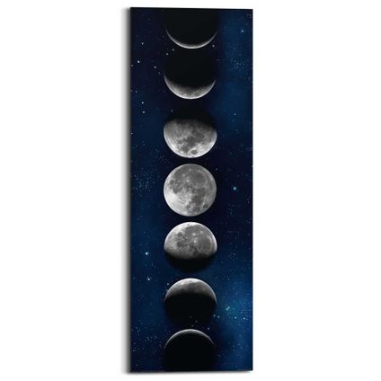 Schilderij De stand van de Maan Deco Panel 30 x 90 cm