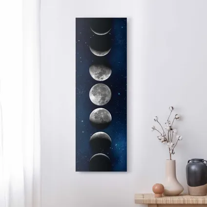 Schilderij De stand van de Maan Deco Panel 30 x 90 cm                                                                                                                                                                                                                                                                                                                                                                                                                                                                                                                                                                                                                                                                                                                                                                                                                                                                                                                                                                                                                                                                                                                                                                                                                             4