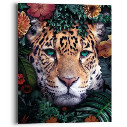 Peinture Léopard de la jungle Panneau décoratif 40 x 50 cm