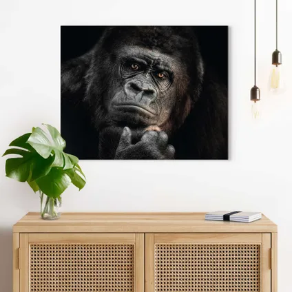 Peinture Gorille Singe Panneau décoratif 50 x 40 cm 4