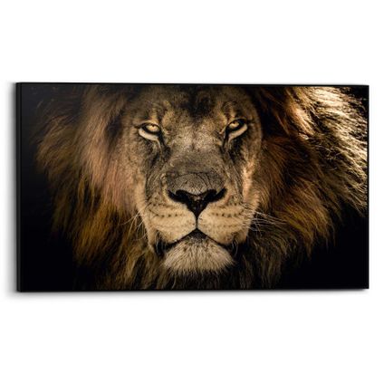Cadre d'art Lion Cadre flottant 118 x 70 cm