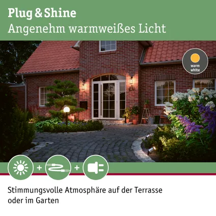 Paulmann Outdoor Plug & Shine antraciet 6W 15