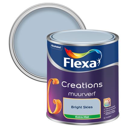 Flexa Creations Muurverf extra mat bright skies 1L