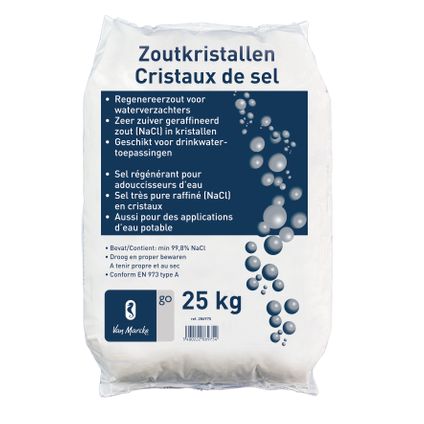 Van Marcke go O'Pure cristaux de sel pour adoucisseurs d'eau 25kg