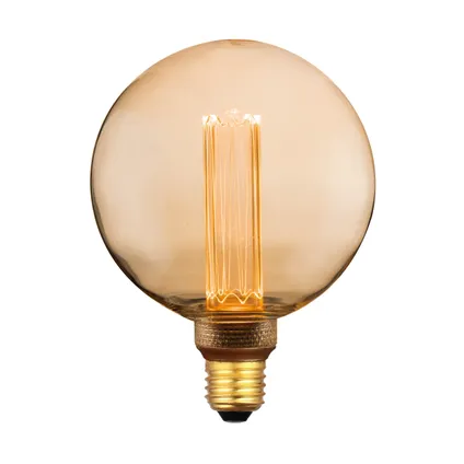 Lampe à incandescence LED EGLO G125 ambre dimmable E27 9W