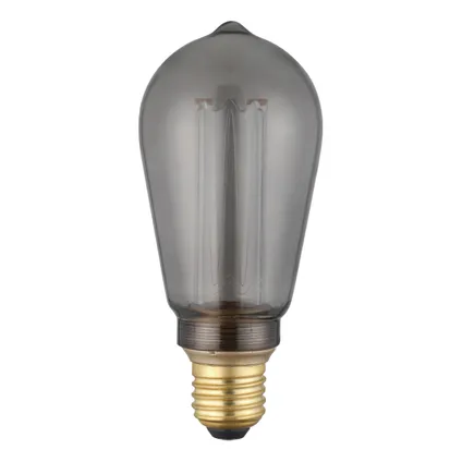 EGLO ledfilamentlamp ST64 smoky stepdim E27 4,3W 2