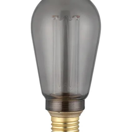 EGLO ledfilamentlamp ST64 smoky stepdim E27 4,3W 3