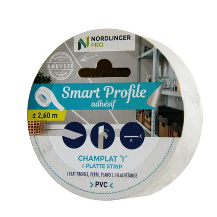 plate Smart Profile PVC blanc 3cm/2,6m 5