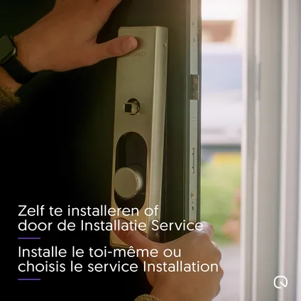 LOQED slim deurslot Touch Smart Lock met Power Kit. 11