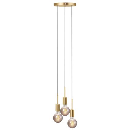 Nordlux hanglamp Paco messing ⌀22,6cm 3xE27