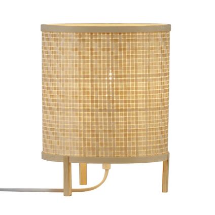 Nordlux tafellamp Trinidad bamboe ⌀19cm E27
