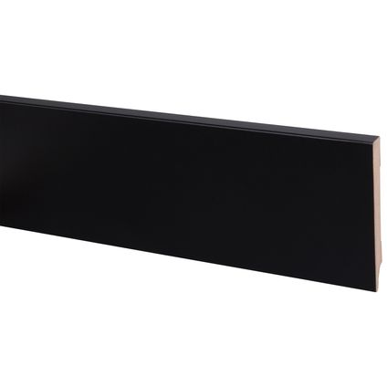 Baseline hoge plint Budget Cubic - Zwart - 240cm - 14x120mm