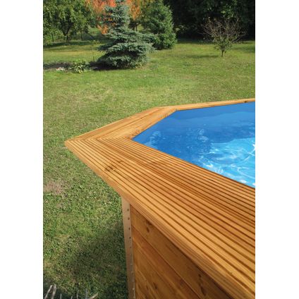 Weka leuningafwerking (drukgeïmpregneerd) geschikt voor WEKA massief houten zwembad 594 maat 2