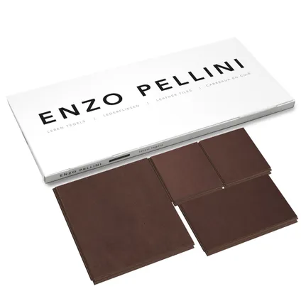 Enzo Pellini wandtegel Ebony mix - Leer - Zelfklevend - Diverse afmetingen - 34 stuks 3