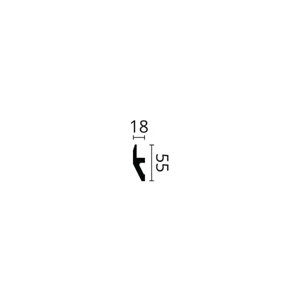 Decoflair LED-wandlijst CL13 2m 4