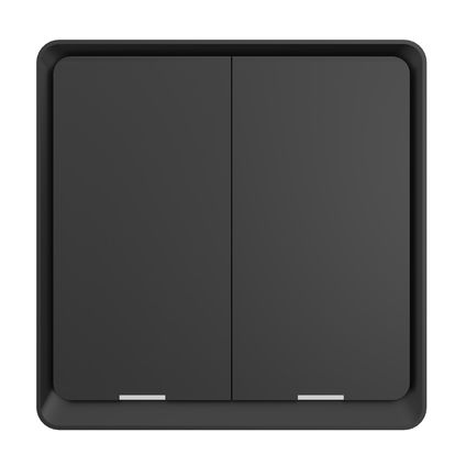 Zigbee drukknop Smart Wall Switch Push LO 3 functies zwart