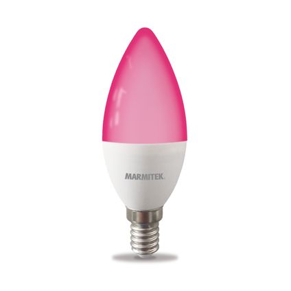 Martens slimme ledlamp kaars gekleurd E14 4,5W