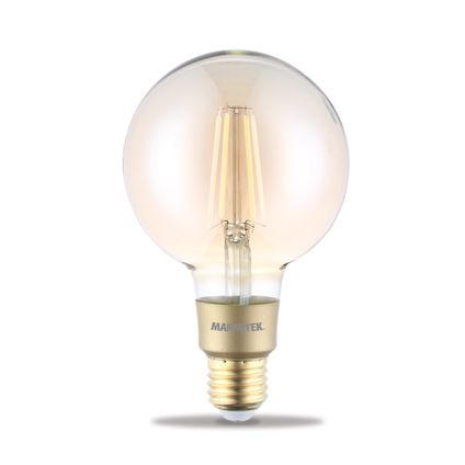 Martens slimme ledfilamentlamp ⌀10cm E27 amber 6W