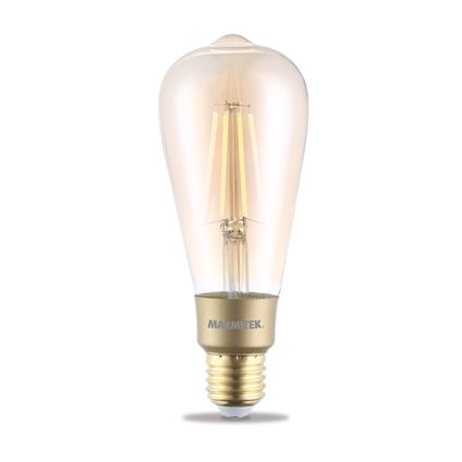 Martens slimme ledfilamentlamp Edison E27 amber 6W