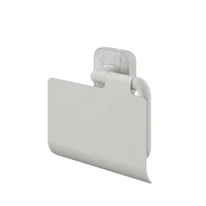 Tiger Porte-rouleau papier toilette Tado avec rabat gris clair/ aspect béton 2