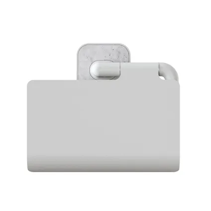Tiger Porte-rouleau papier toilette Tado avec rabat gris clair/ aspect béton 3