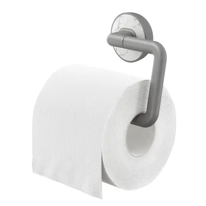 Porte-rouleau papier toilette Tiger Cata sans rabat gris/ aspect marbre