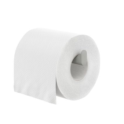 Porte-rouleau papier toilette Tiger Tado sans rabat en forme de L gris clair/ aspect béton