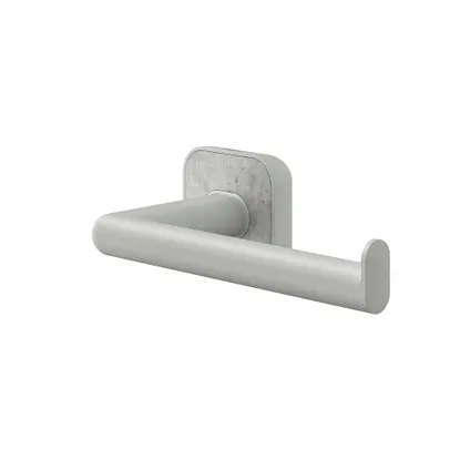 Porte-rouleau papier toilette Tiger Tado sans rabat en forme de L gris clair/ aspect béton 2