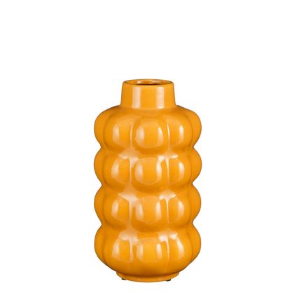Vase jaune - h28xp15cm