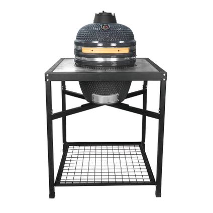 Barbecue en céramique Landmann + table Kamado 18 inch
