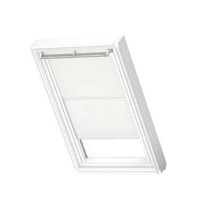 VELUX Store DUO occultant/tamisant, manuel White line DFD PK08 1025SWL Blanc - Blanc