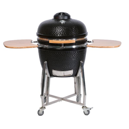 Keramische barbecue Big kamado 24 inch zwart