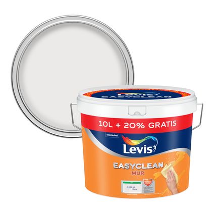 Levis Easyclean mur blanc mat 10+2L%