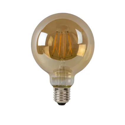 Lucide ledfilamentlamp G95 amber E27 5W 2