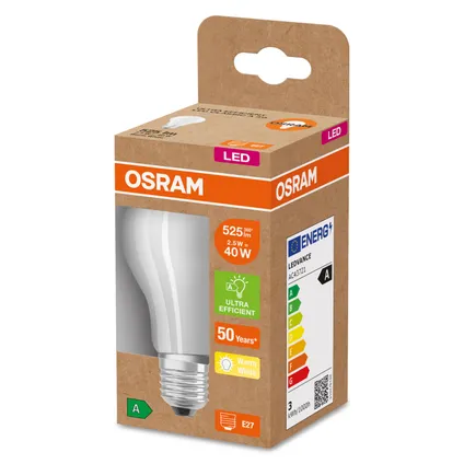Osram ledlamp ultrazuinig E27 2,5W 2