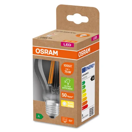 Osram ledfilamentlamp ultrazuinig E27 5W 2