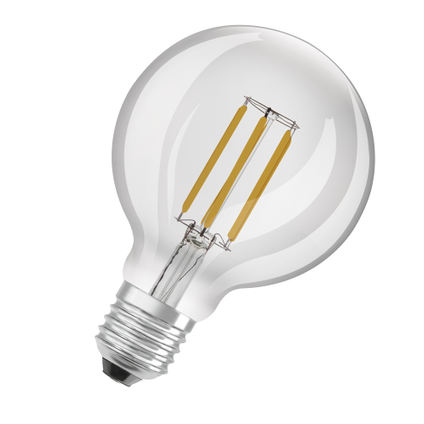 Ampoule à filament LED économique Osram G95 E27 4W
