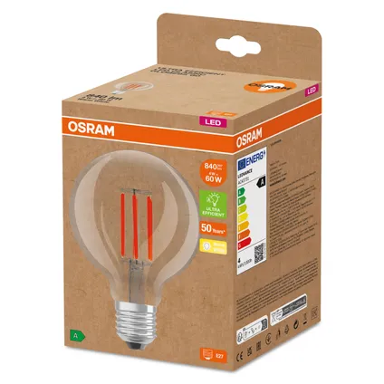 Osram ledfilamentlamp ultrazuinig G95 E27 4W 2