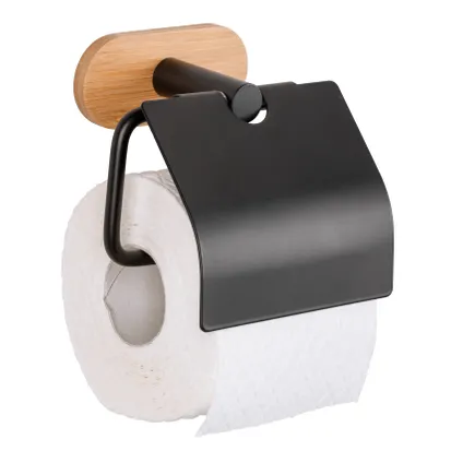 Wenko toiletrolhouder met deksel Turbo-Loc Orea