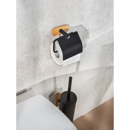 Wenko toiletrolhouder met deksel Turbo-Loc Orea 5