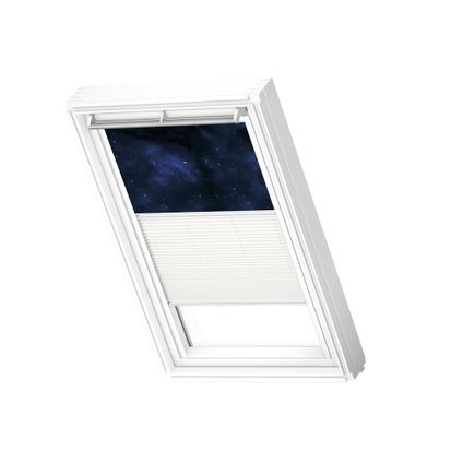 VELUX Store DUO occultant/tamisant, manuel White line DFD S08 4653SWL Univers - Blanc