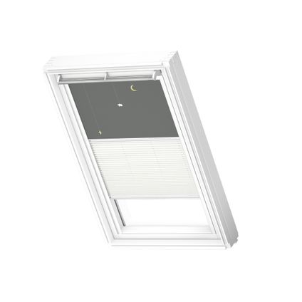 VELUX Store DUO occultant/tamisant, manuel White line DFD S08 4665SWL Téléphone - Blanc