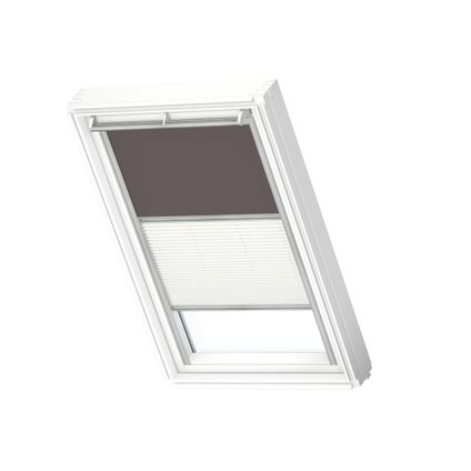 VELUX Store DUO occultant/tamisant, manuel DFD SK06 4577S Taupe - Blanc