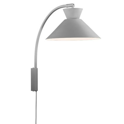 Nordlux wandlamp Dial grijs ⌀25cm E27