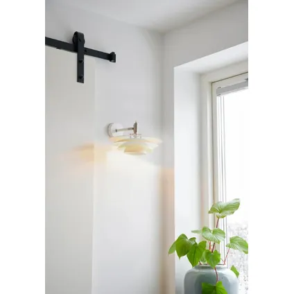 Nordlux wandlamp Bretagne wit ⌀30cm G9 2