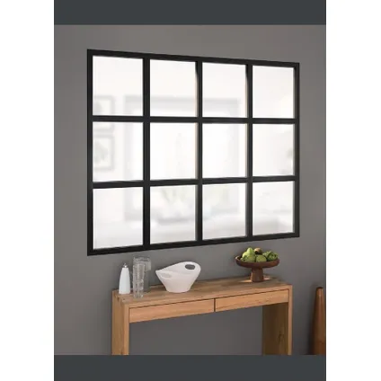 Verre trempé - pour fenêtre intérieure Orangerie - 468 x 384 x 4mm 2