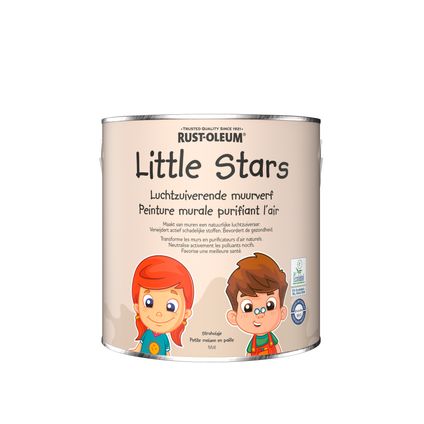 Little Stars luchtzuiverende muurverf Strohuisje 2,5L