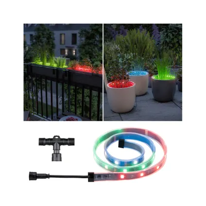 Ruban LED extérieur Paulmann Outdoor Link & Light Flower Box RGB 80cm avec interrupteur tactile 4