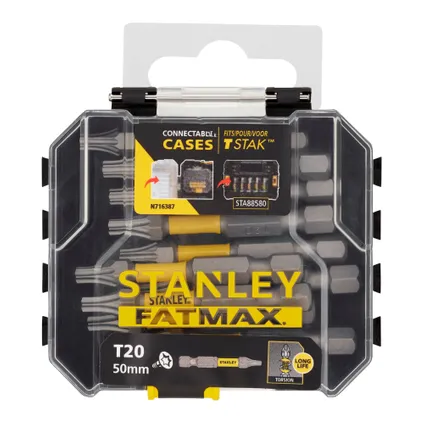 Embouts Stanley Fatmax STA88574-XJ bits T20 50 mm 10 pcs